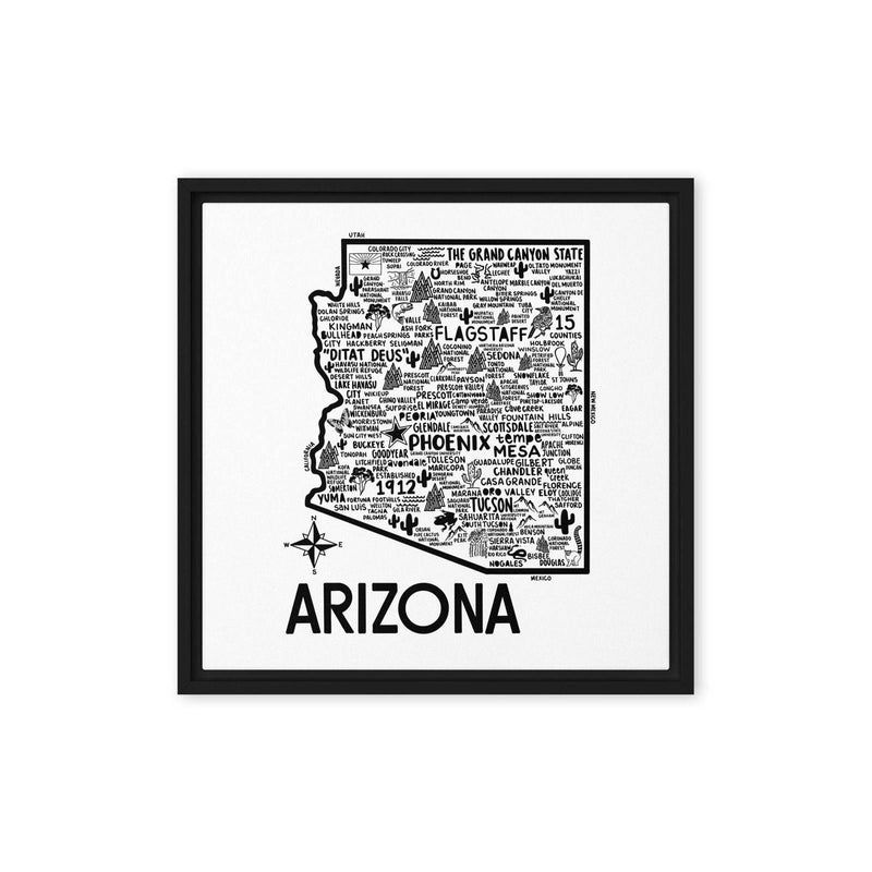 Arizona Framed Canvas Print