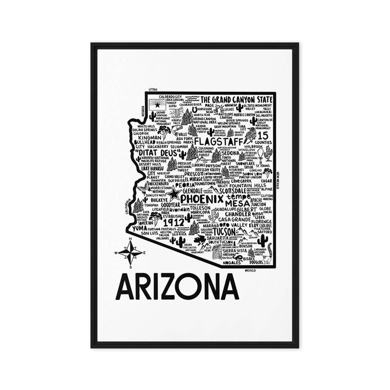 Arizona Framed Canvas Print