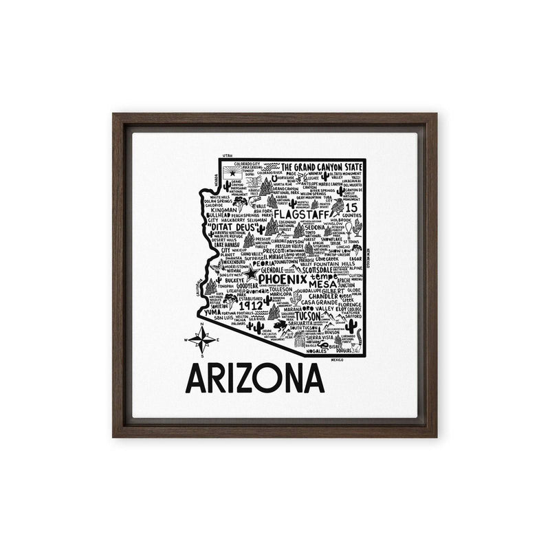 Arizona Framed Canvas Print