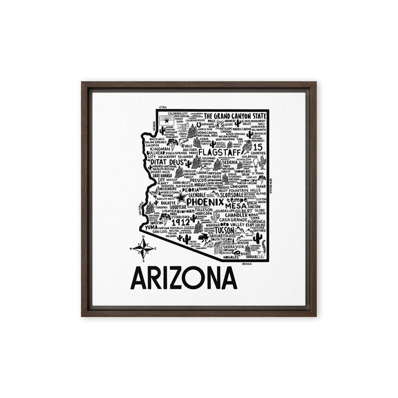 Arizona Framed Canvas Print