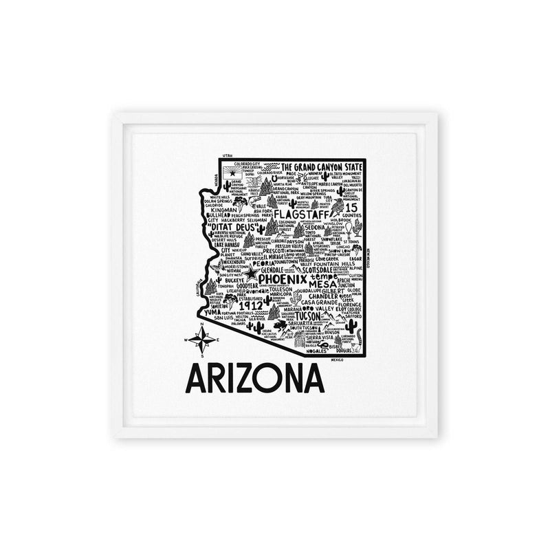 Arizona Framed Canvas Print