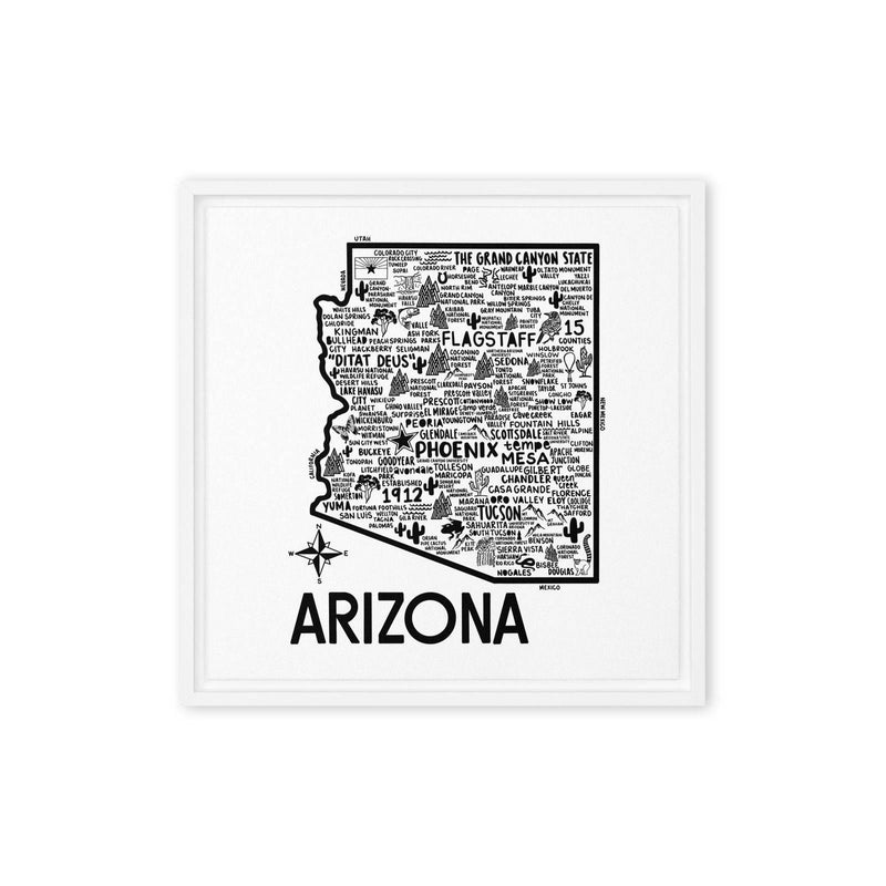 Arizona Framed Canvas Print