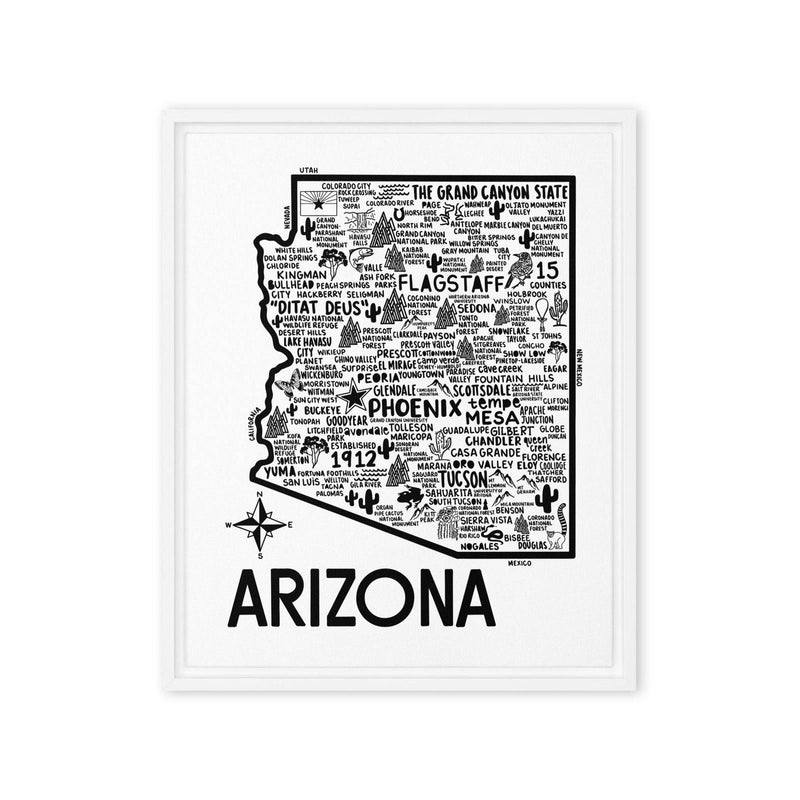 Arizona Framed Canvas Print