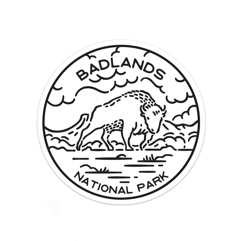 Badlands National Park Sticker | National Park Decal