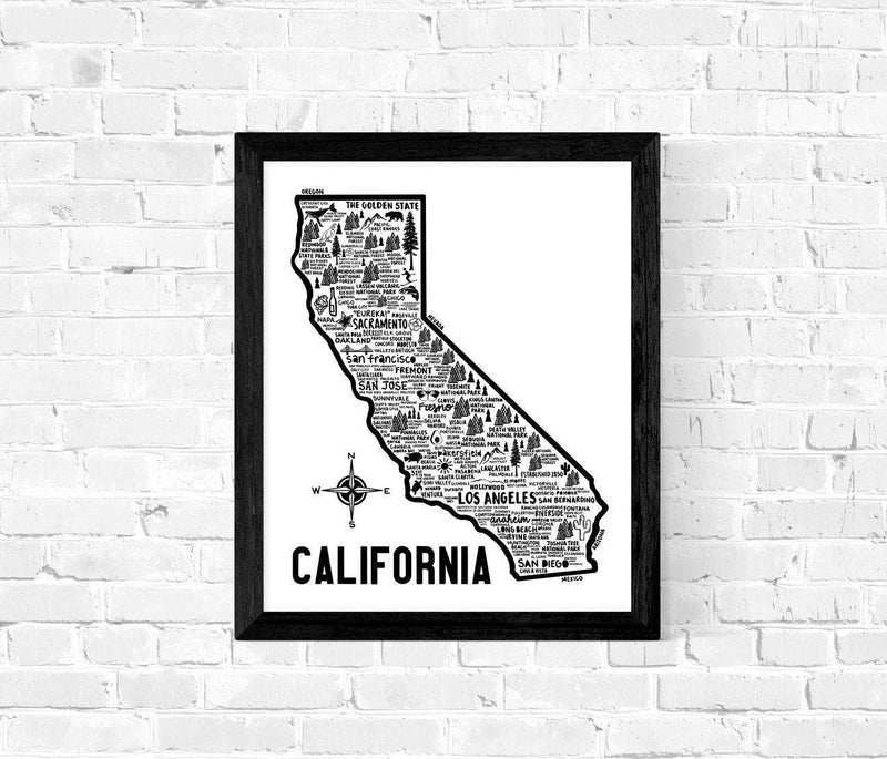 California Map Print | Katie Ford