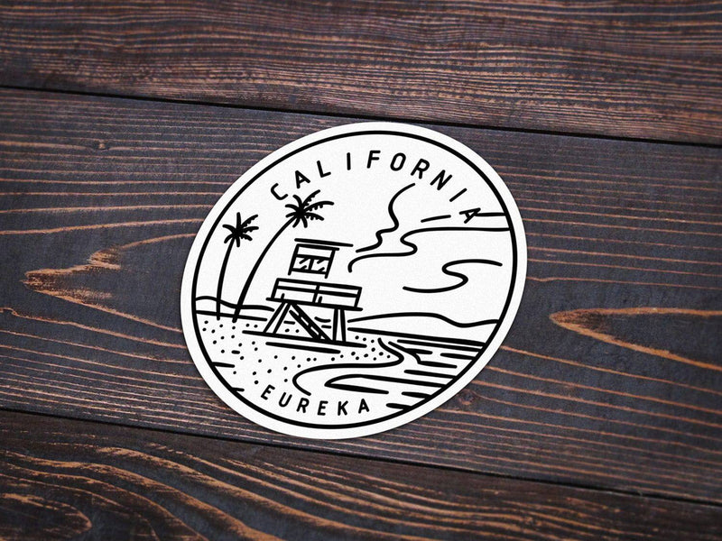 Calpine Sticker California Sticker - Albion Mercantile Co.