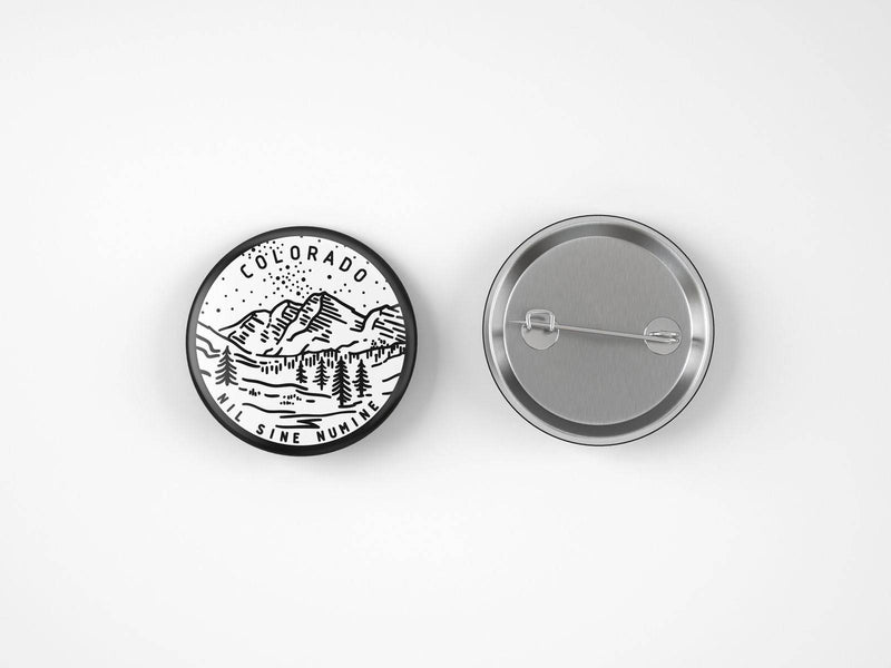 Colorado Button Pin