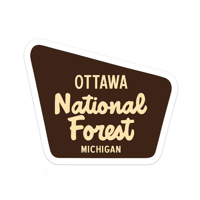 Ottawa National Forest Sticker | Michigan Bumper Sticker | Water Bottle | Travel | Laptop | Waterproof