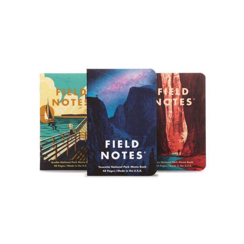 Field Notes National Park Series Memo Books