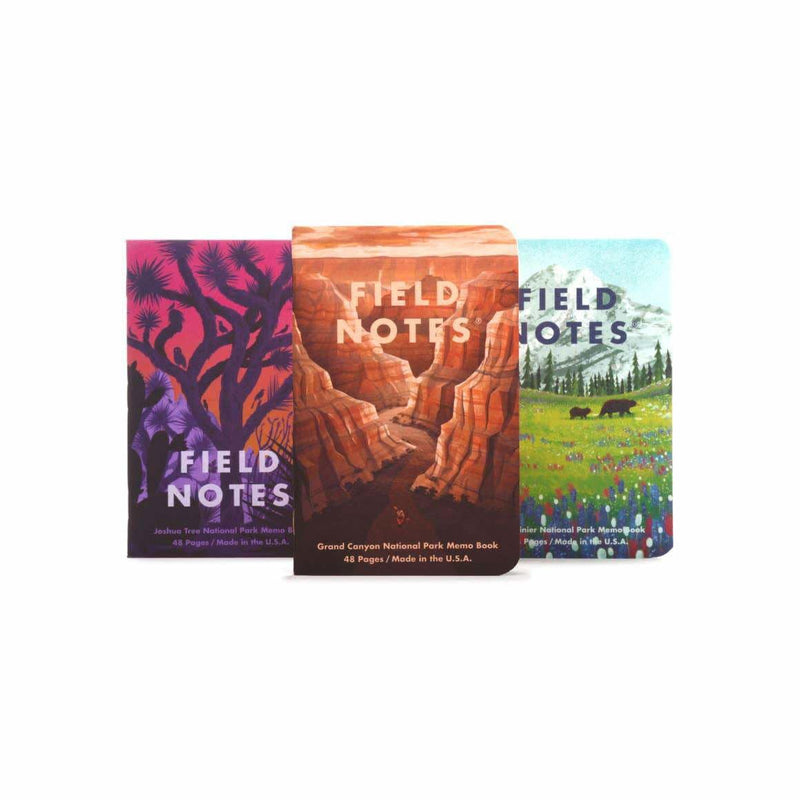 Field Notes National Park Series Memo Books