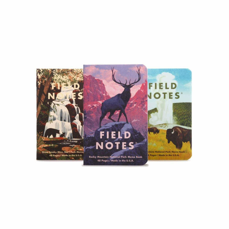 Field Notes National Park Series Memo Books