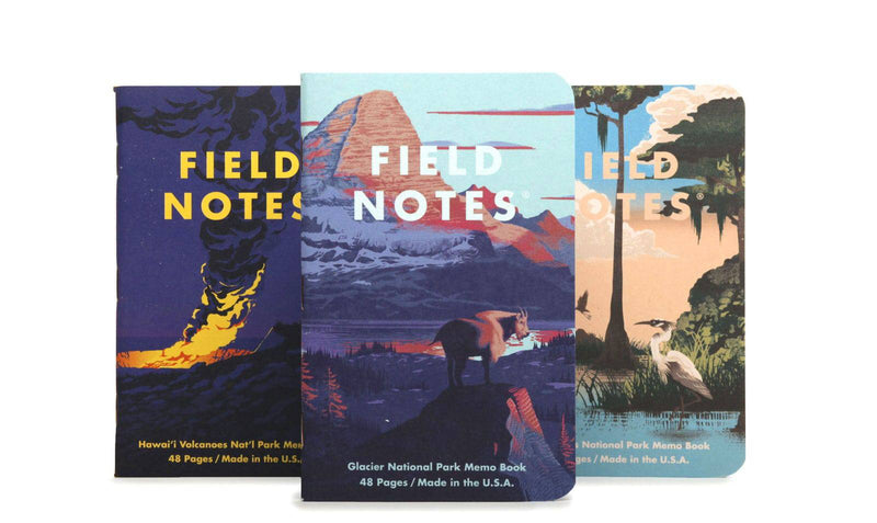 Field Notes National Park Series Memo Books