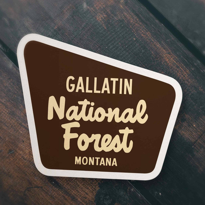 Gallatin Sticker National Forest Sticker