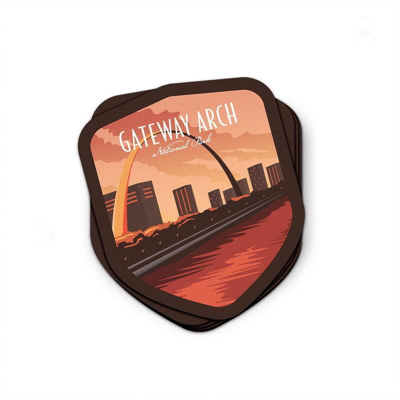 Gatewa Sticker Gateway Arch National Park Sticker - Albion Mercantile Co.