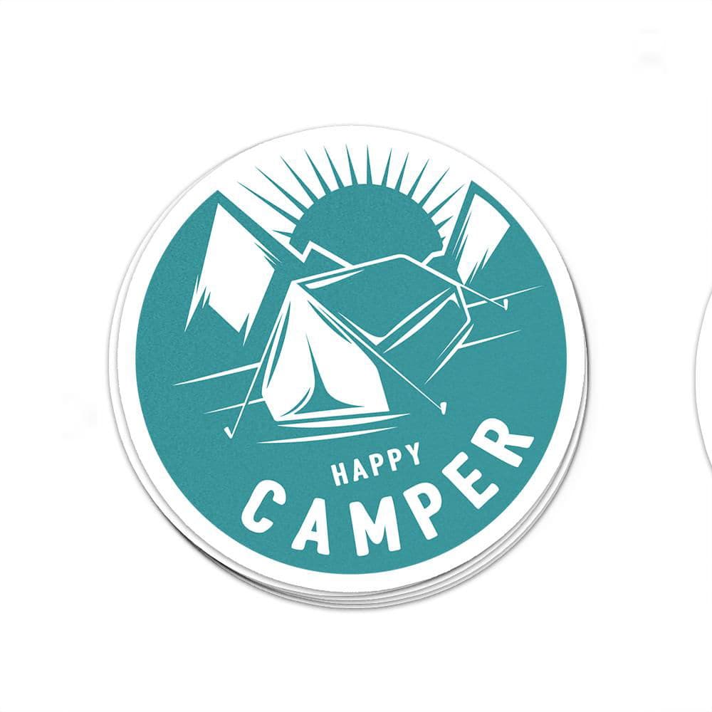 aufkleber camping Car Decal | Bumper Sticker | Multiple Sizes Available
