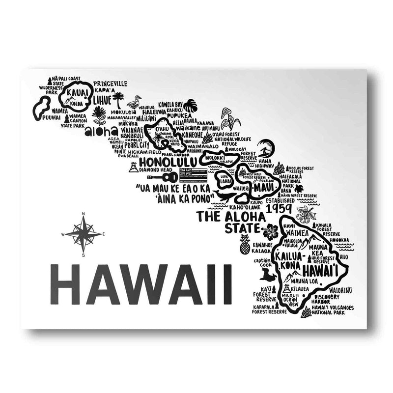 Hawaii Map Print | Katie Ford