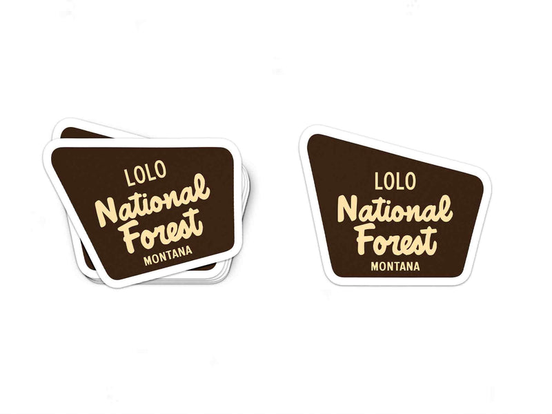 Lolo Sticker National Forest Sticker