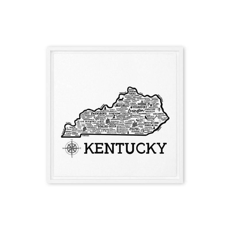 Kentucky Framed Canvas Print