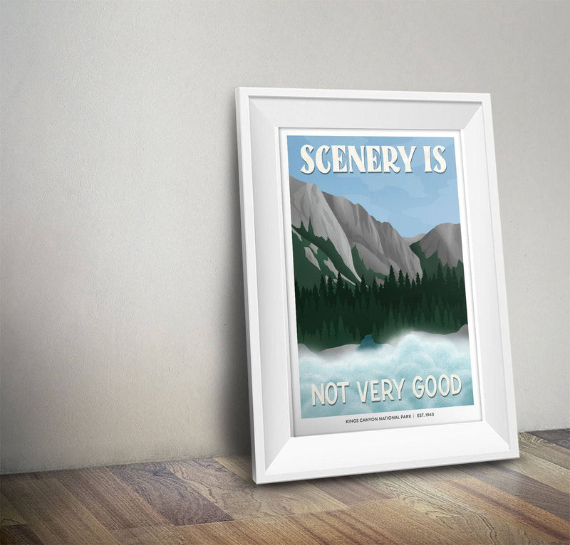 Kings Canyon National Park Poster | Subpar Parks Poster