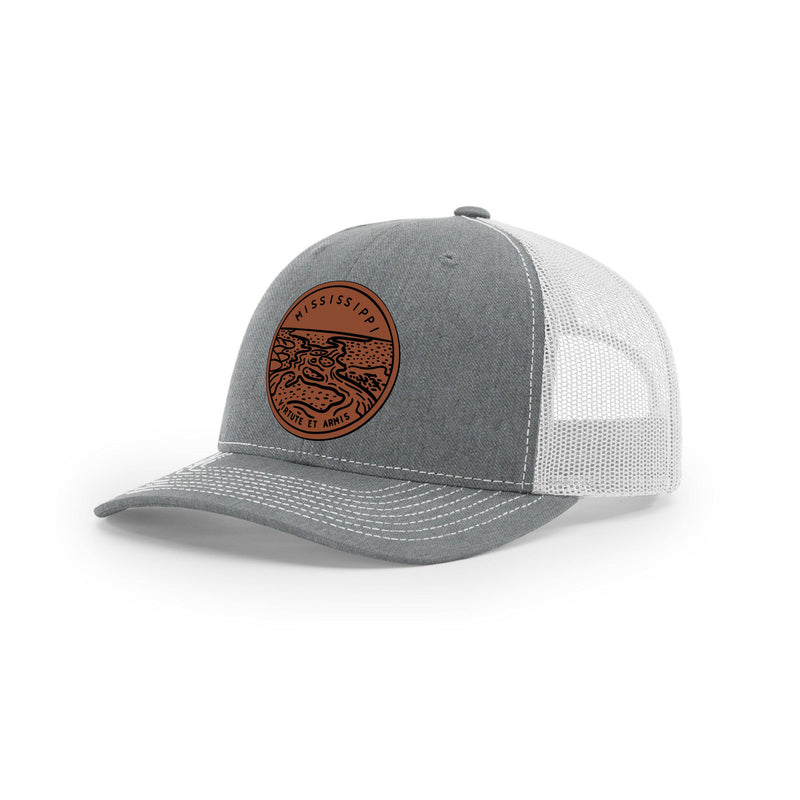 Mississippi Hat | Leather Patch Hat | Trucker Hat