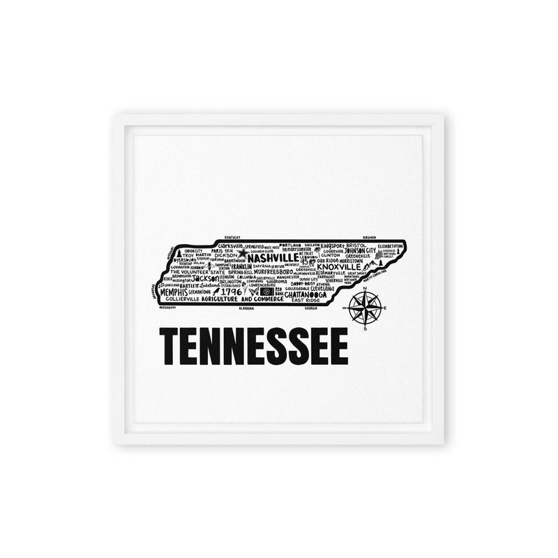 Tennessee Framed Canvas Print