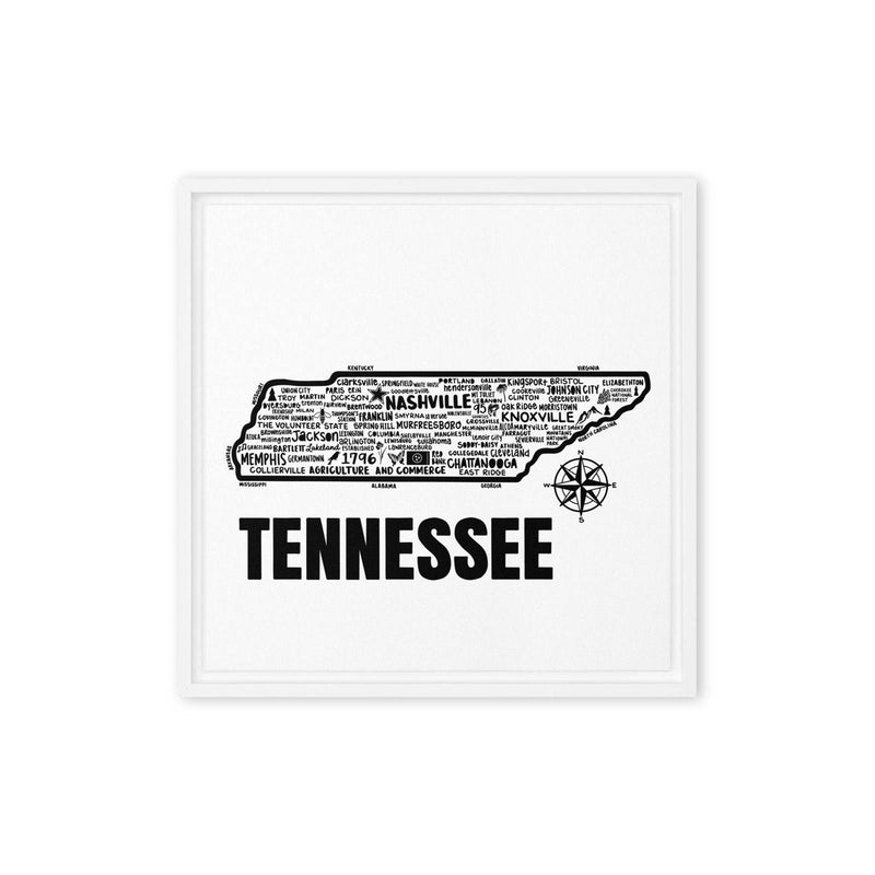 Tennessee Framed Canvas Print