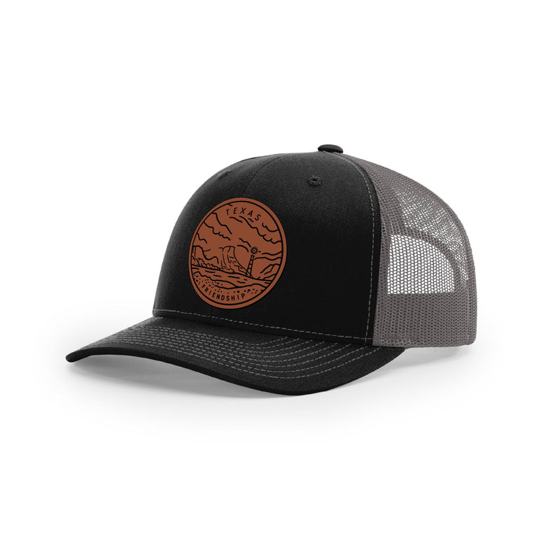 Texas Hat | Leather Patch Hat | Trucker Hat