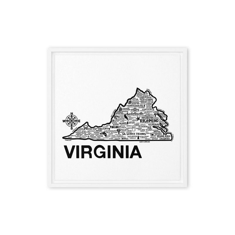 Virginia Framed Canvas Print