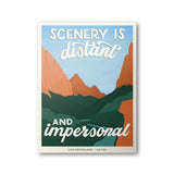 Zion National Park Poster | Subpar Parks Poster