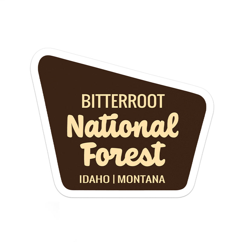 Bitterroot National Forest Sticker