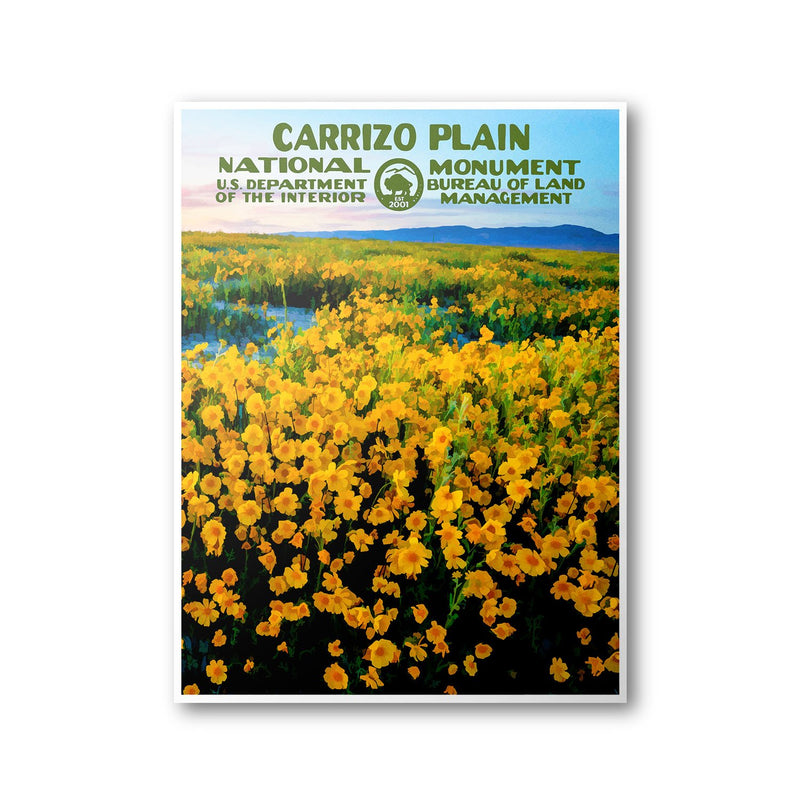 Carrizo Plain National Monument Poster - Albion Mercantile Co.