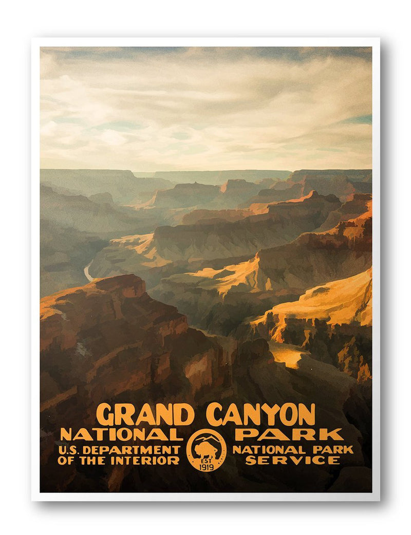 Grand Canyon National Park Poster - Albion Mercantile Co.