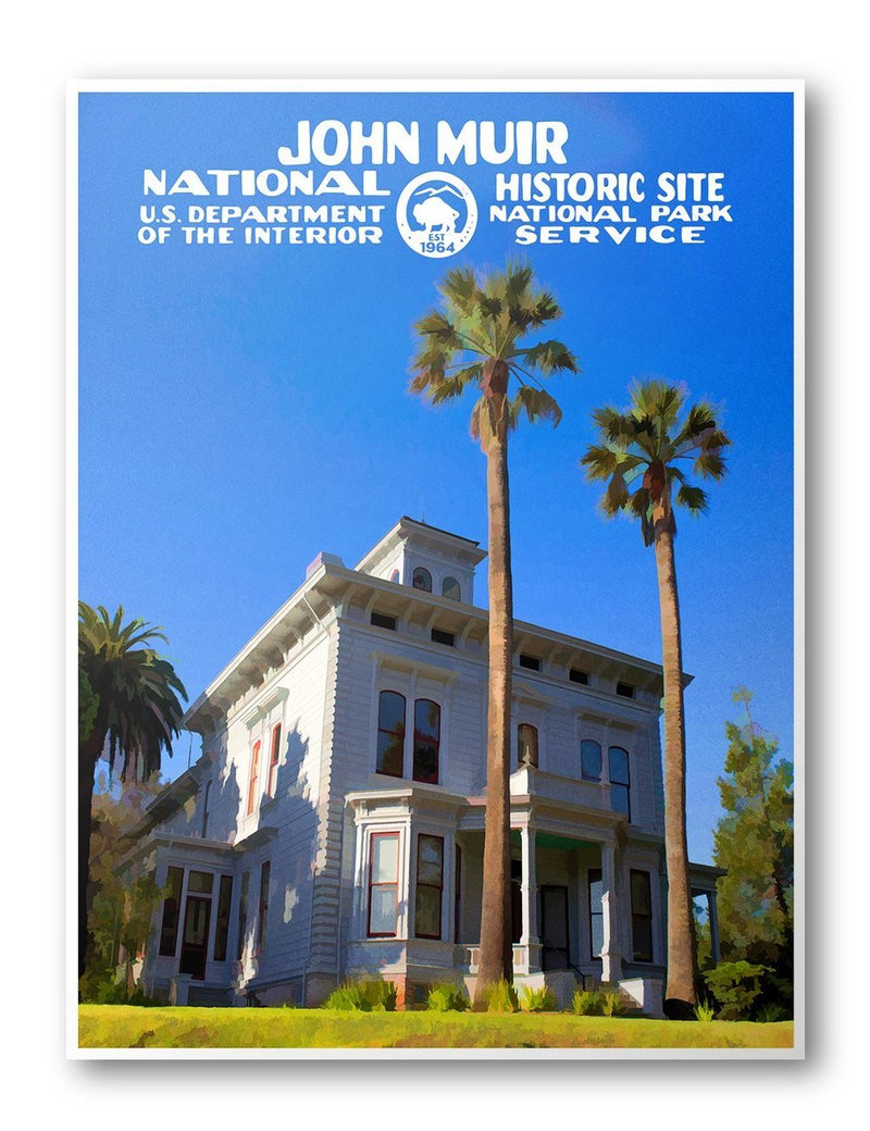 John Muir National Historic Site Poster - Albion Mercantile Co.
