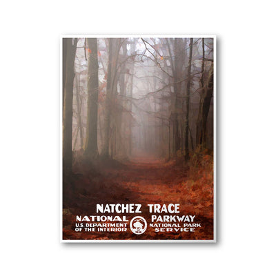 Natchez Trace National Parkway Poster - Albion Mercantile Co.