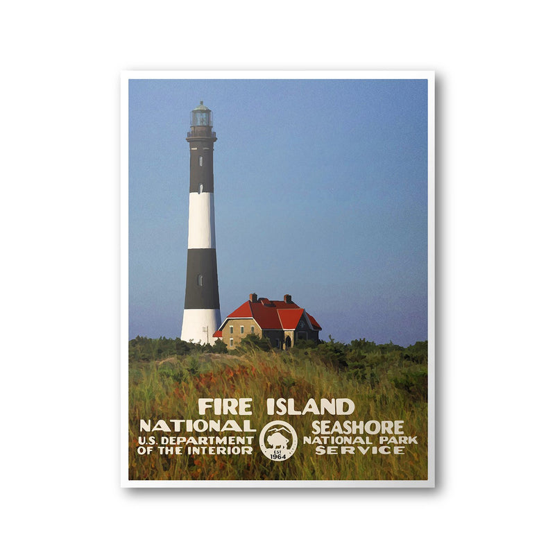 Fire Island National Seashore Poster - Albion Mercantile Co.