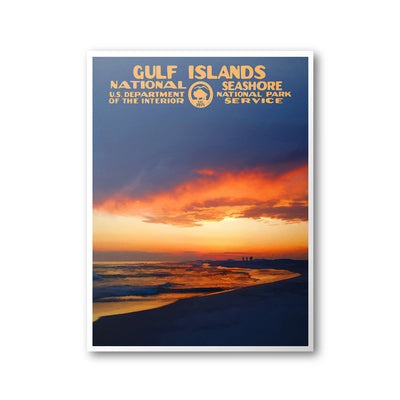 Gulf Islands National Seashore Poster - Albion Mercantile Co.