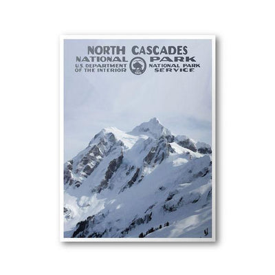 North Cascades National Park Poster (Mount Shuksan) - Albion Mercantile Co.