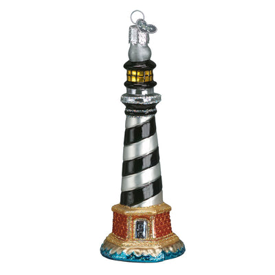 Cape Hatteras Lighthouse Glass Blown Ornament (Cape Hatteras National Seashore) - Albion Mercantile Co.