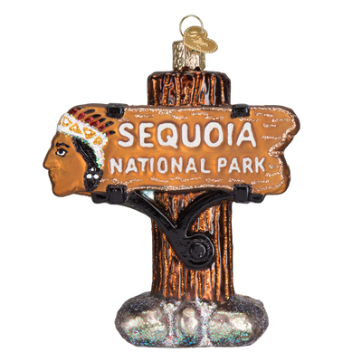 Sequoia National Park Christmas Ornament | Glass Blown - Albion Mercantile Co.