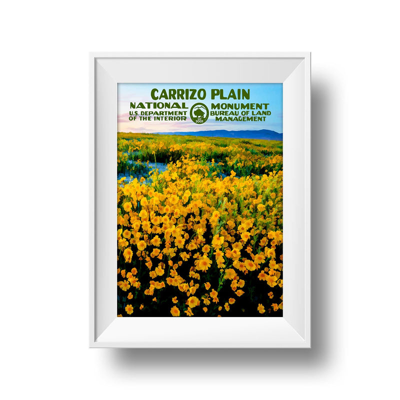 Carrizo Plain National Monument Poster - Albion Mercantile Co.