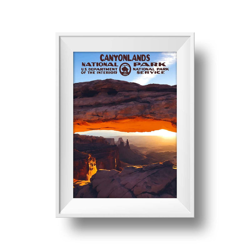 Canyonlands National Park Poster (Mesa Arch) - Albion Mercantile Co.