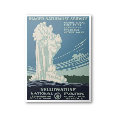 Yellowstone National Park Poster (WPA Reproduction) - Albion Mercantile Co.