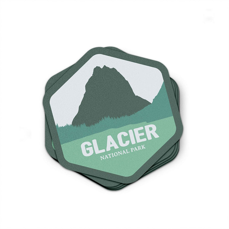Glacier National Park Sticker | Green