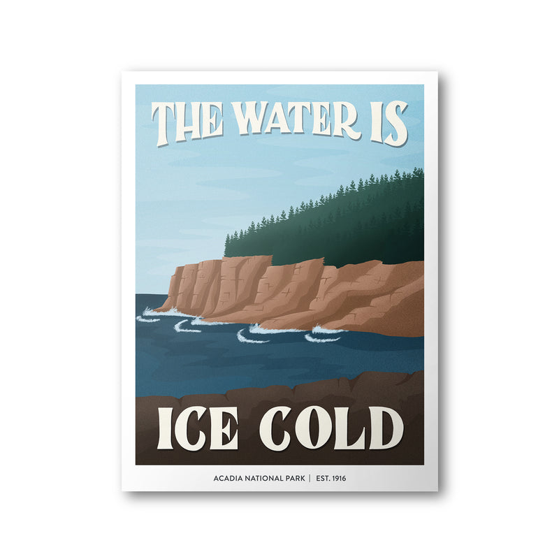Acadia National Park Poster | Subpar Parks Poster - Albion Mercantile Co.