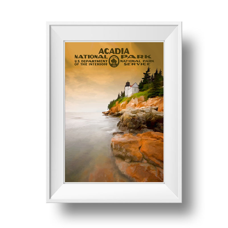 Acadia National Park Poster - Albion Mercantile Co.