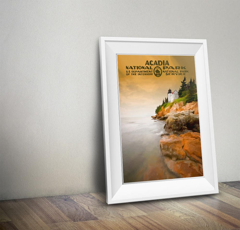 Acadia National Park Poster - Albion Mercantile Co.