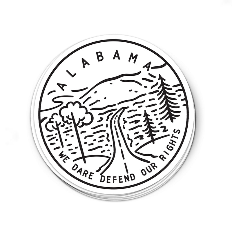 Alabama Sticker - Albion Mercantile Co.