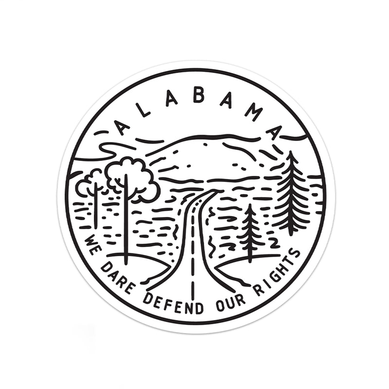 Alabama Sticker - Albion Mercantile Co.