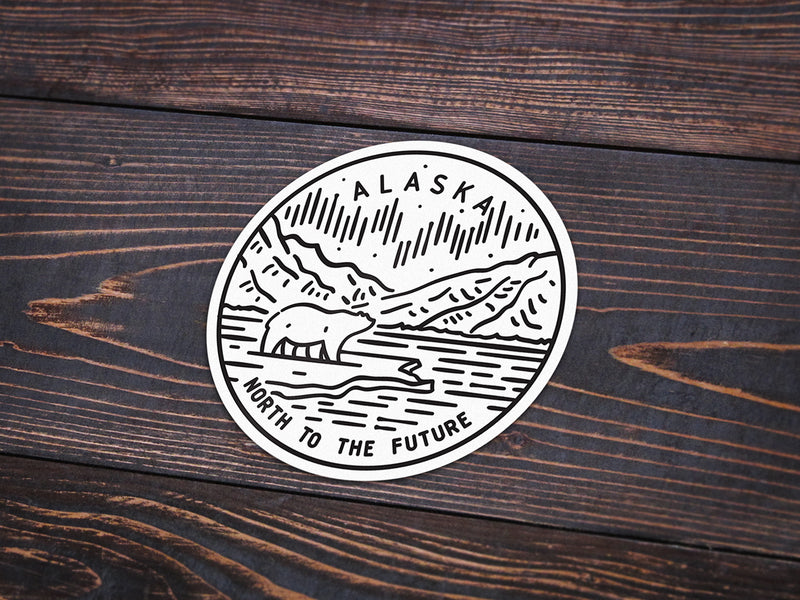 Alaska Sticker - Albion Mercantile Co.