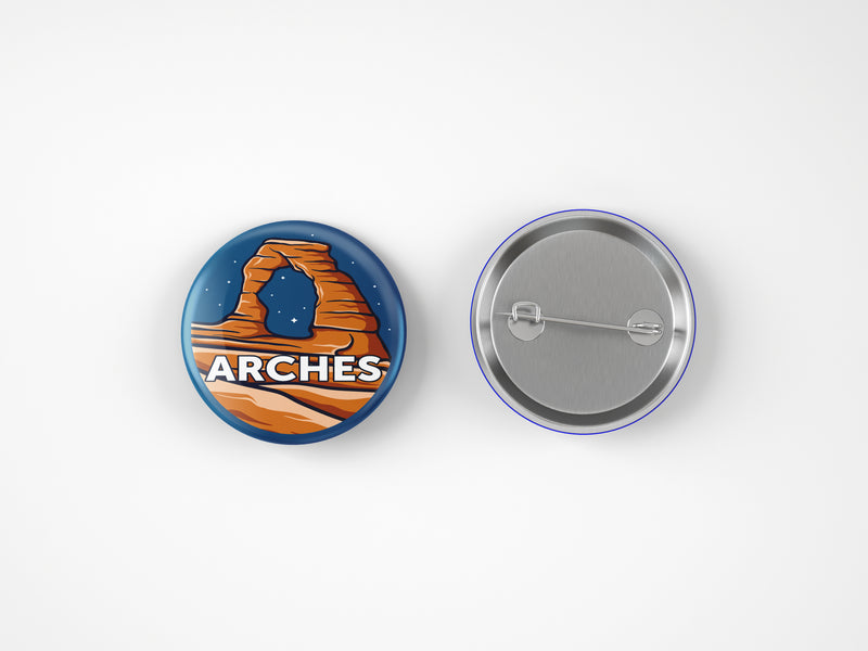 Arches National Park Button Pin